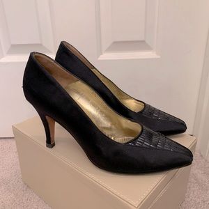 St. John Pumps Black!Sequins Size 8